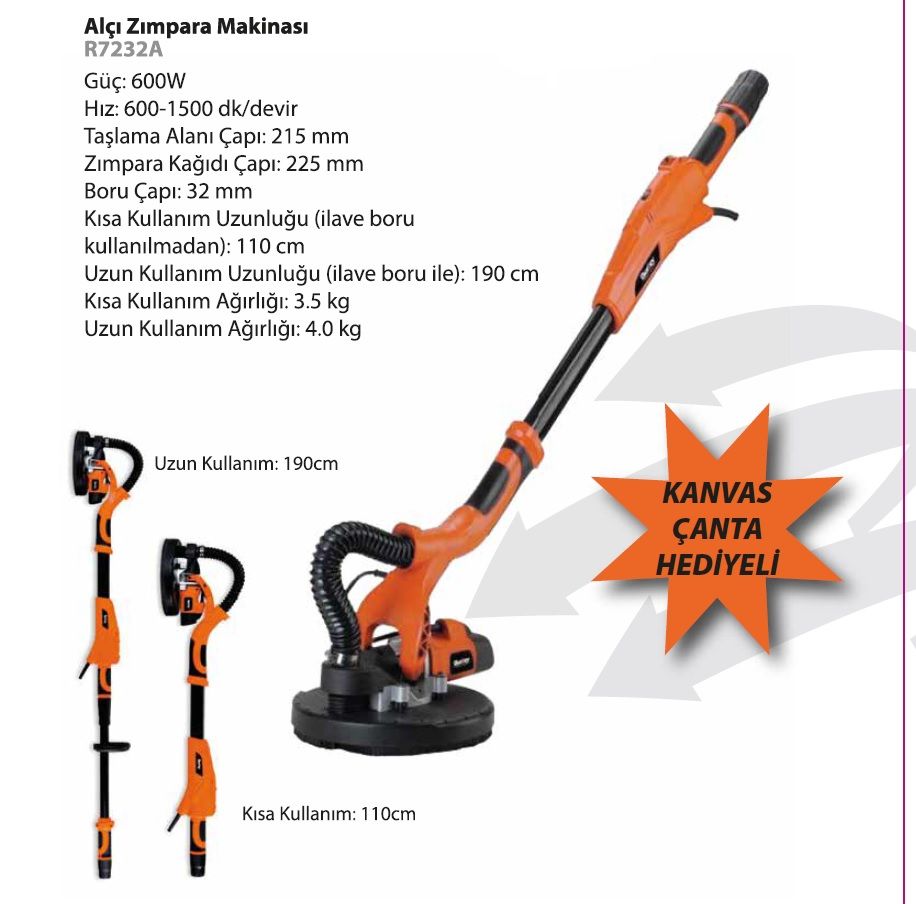 BOERTE R7232 ALÇI ZIMPARALAMA MAKİNASI