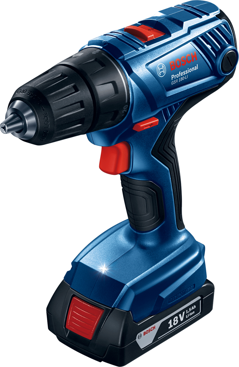Bosch Professional GSR 185-LI 18 Volt 2,0 Ah Çift Akülü Delme/Vidalama - Çantalı