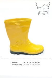 GEZER KISA KONÇLU PVC ÇİZME