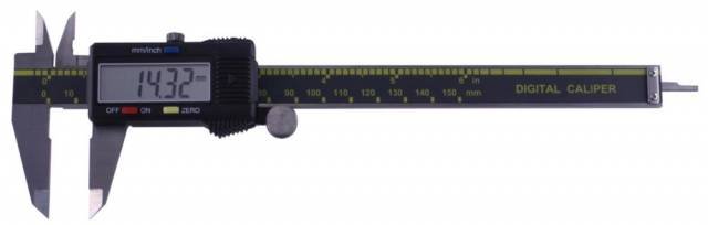 TEMAK DİJİTAL KUMPAS 150X0,01 MM BÜYÜK EKRAN