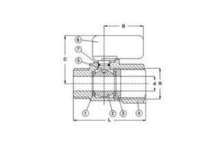 KONSAN 1/4 MİNİ KÜRESEL VANA